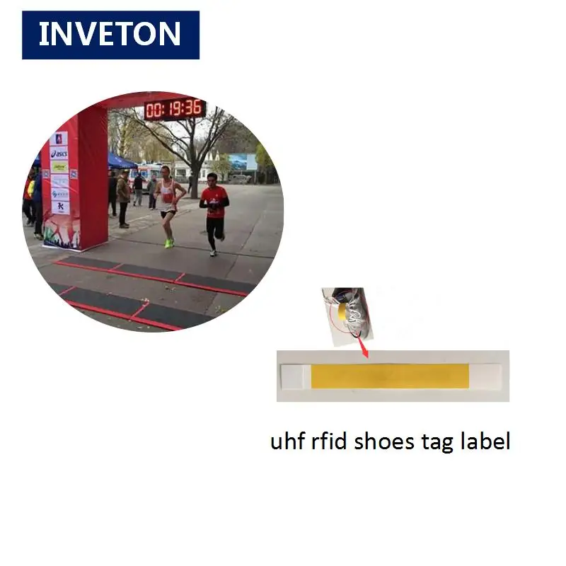 900mhz marathon rfid shoe tag label epc gen2 iso18000-6c /passive sports Athletes disposable for bicycling or running | Безопасность и