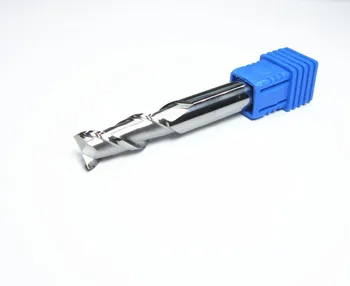 

1PCS for aluminum HRC45 8MM 2 flutes end mill uncaoted CAE2-8X8 L60mm K10 45HRC CNC machine milling cutter