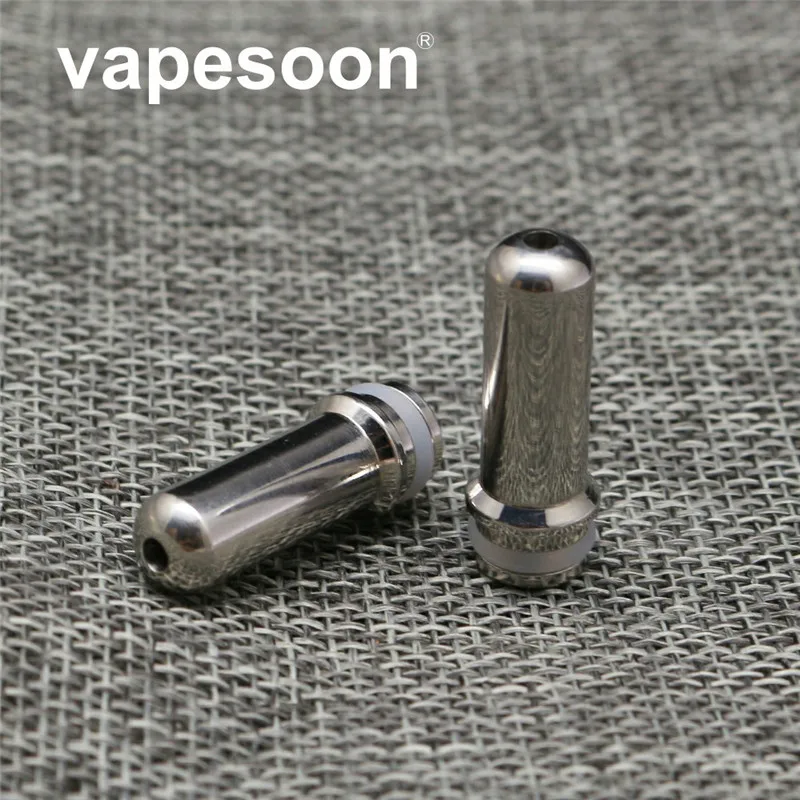 

e Cigarette Long Silver Stainless Steel Drip Tip 510 Thread fit for Taste type Vape RTA RDTA as Kayfun Mini V2.1 RBA Atomizer