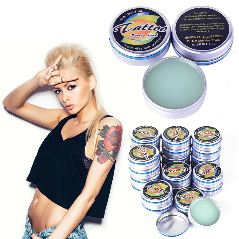 

ATOMUS 1Pc Tattoo Aftercare Cream Skin Healing Recovery Tattoo Nursing Repair Ointments Fast Healing Repair Aftercare TSLM2