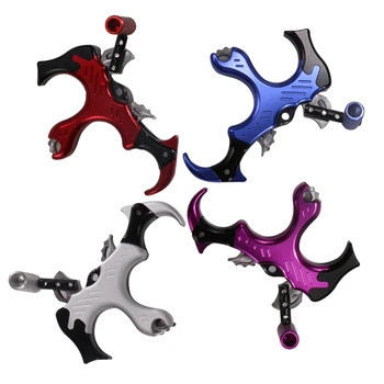 

Aluminum Alloy 3 Fingers Triggered Arrow Shooting Release Compound Bow Accessories Bow Release Aid 1pc