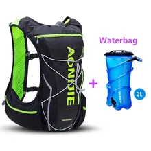 AONIJIE гидратация воды рюкзак для бега жилет пакет 10л нейлон Спорт на открытом воздухе сумка Туризм Кемпинг+ водонепроницаемый мешок+ бутылка для воды(опционально