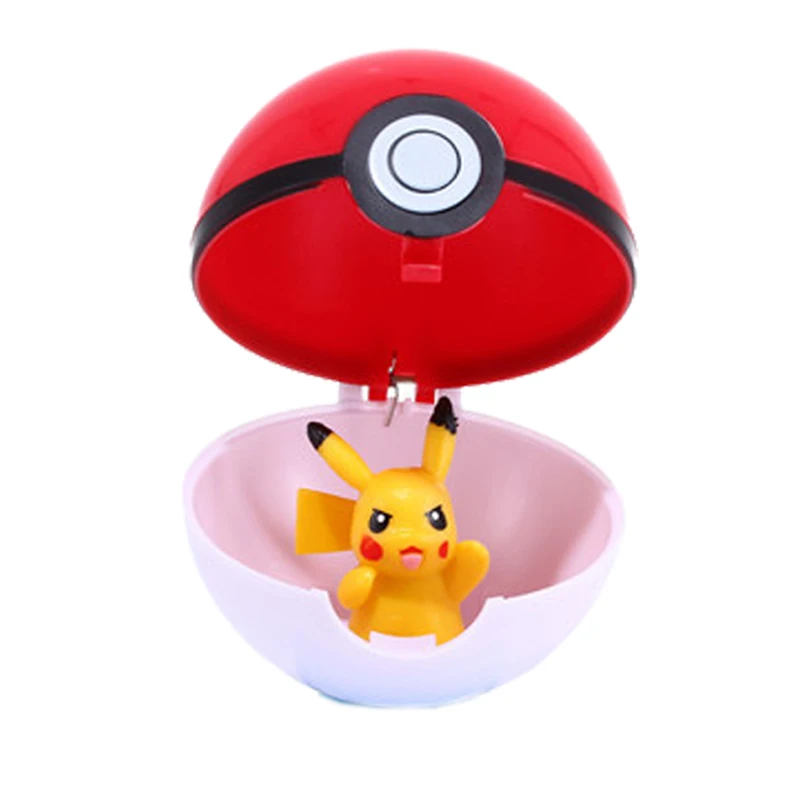 1 шт Pokeball + Бесплатные крошечные случайные фигурки внутри игрушки | Игрушки и