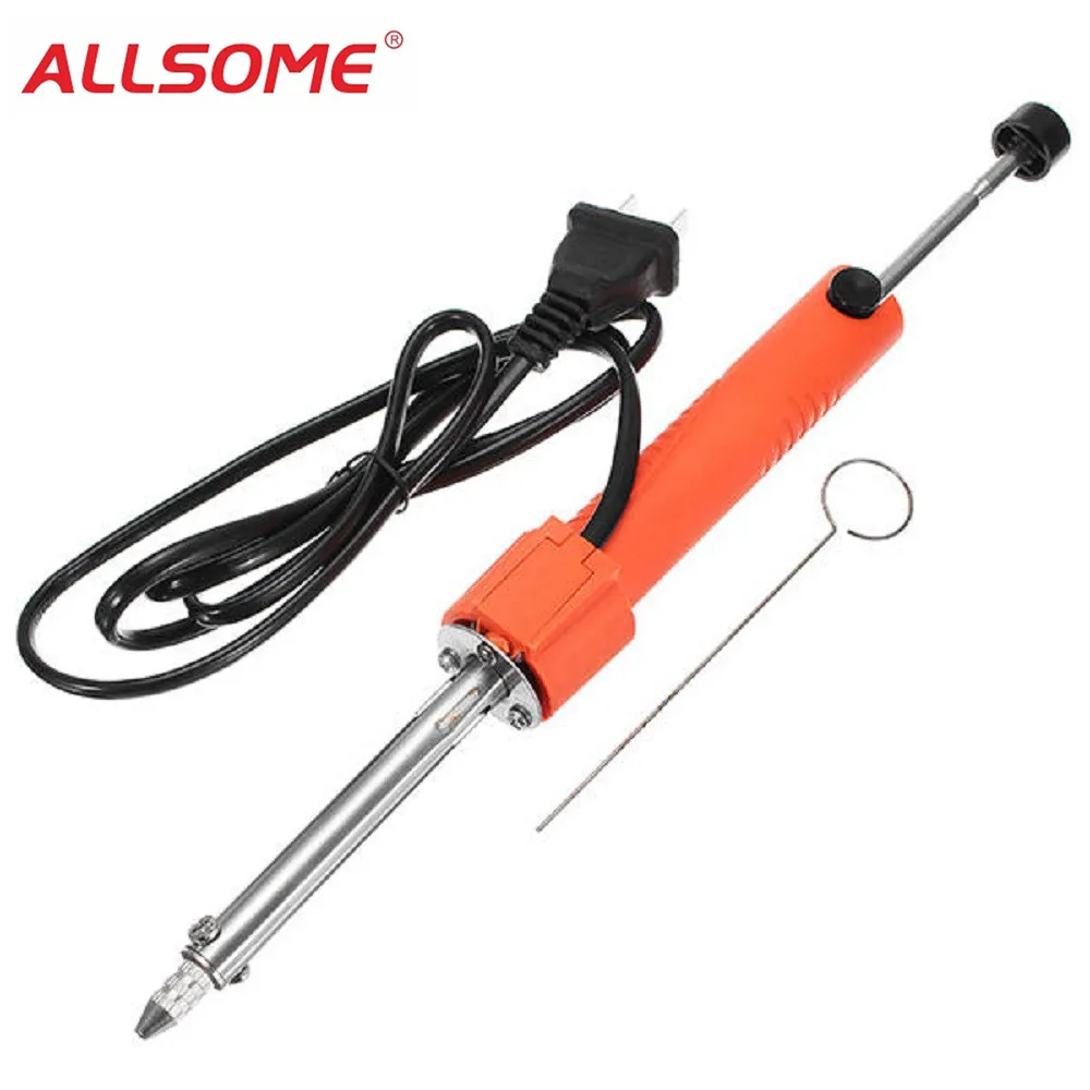 ALLSOME 220V 36W Electric Vacuum Solder Sucker Desoldering Pump Iron