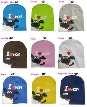 

i love papa i love mama baby hat baby cap infant cap cotton infant Hats skull Caps Toddler Boys Girls gift