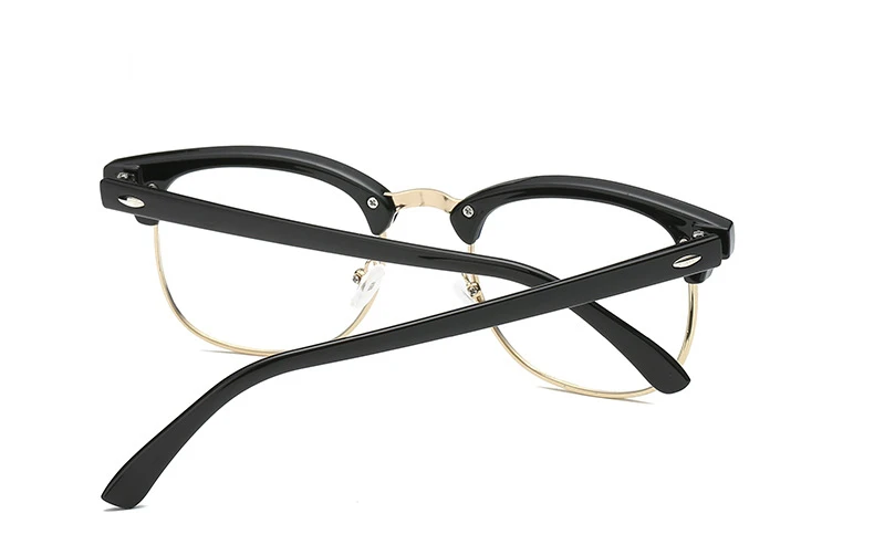 SUMONDY SPH От-0,5 до-6,0 Рецептурные очки для близорукости Конечный продукт очки с диоптриями для женщин мужчин с заклепками анти-радиационные очки оптические очки UF28
