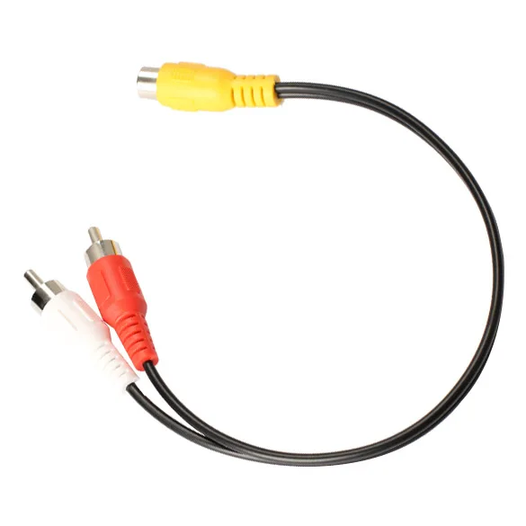 Новый горячий RCA Женский разъем для 2 штекер Y сплиттер Аудио Видео AV