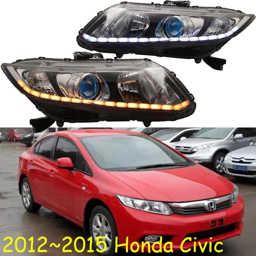 2 шт. авто стайлинг фары для CIVIC 9th DRL 2012 2013 2014 2015 год светодиодный ходовые огни