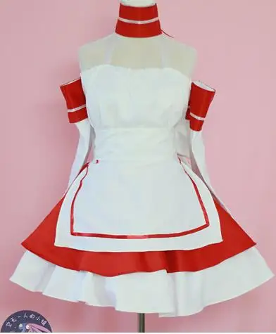 Chobits anime maid party lolita dress rok uniform cosplay kostuum maat elke size nieuwe Chobits anime maid party lolita dress rok uniform cosplay kostuum maat elke size nieuwe