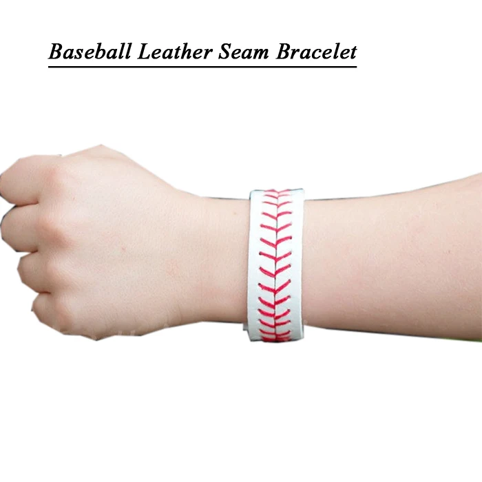 2017 кожаный Софтбол/бейсбольный браслет|baseball bracelet|bracelet braceletleather baseball bracelet |