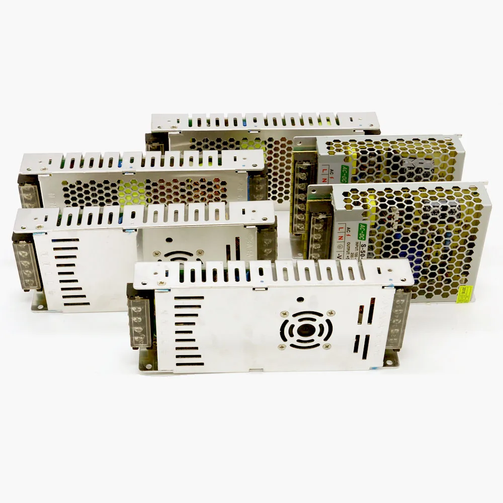 AC 220 V DC/DC 5 V подсказок Питание 10A 12A 30A 40A 50A 60A, 50 Вт, 60 Вт 150 W 200 W 250 W 300 W дисплей из светодиодной ленты