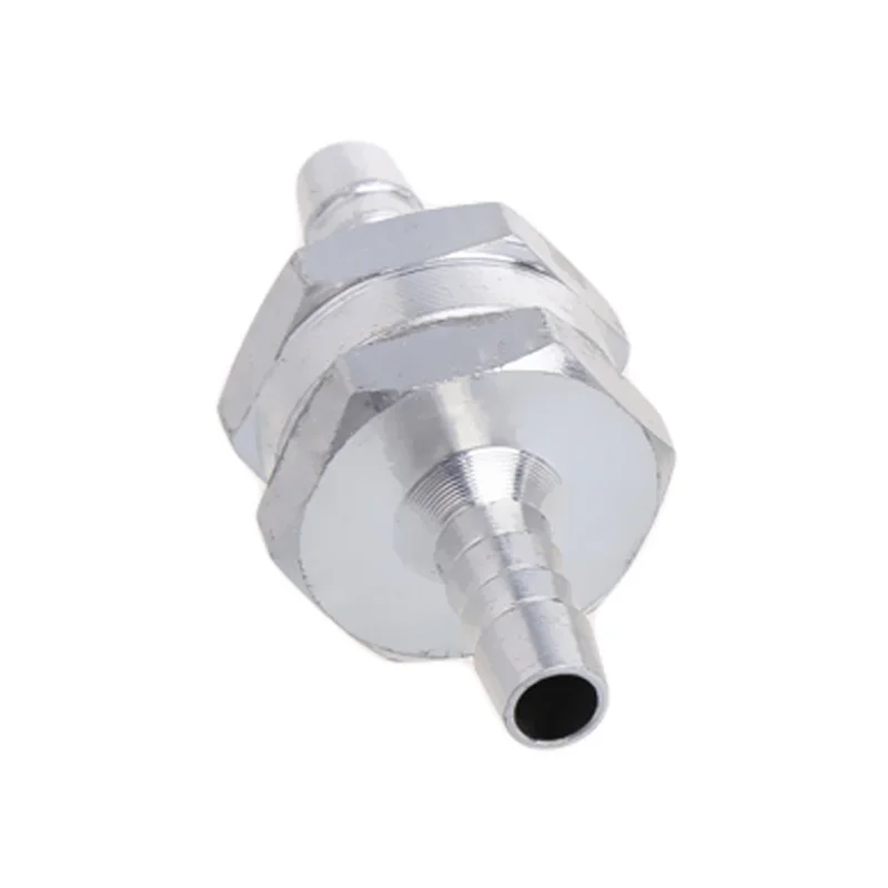 

1Pc Check Valve 6/8/10/12mm Aluminium Alloy Fuel Non Return Check Valve Fit Carburettor