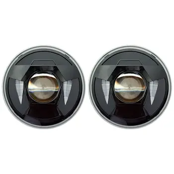 

Pair 40w LED Headlight with DRL and JL connecter for 2018 Jeep wrangler JL headlight
