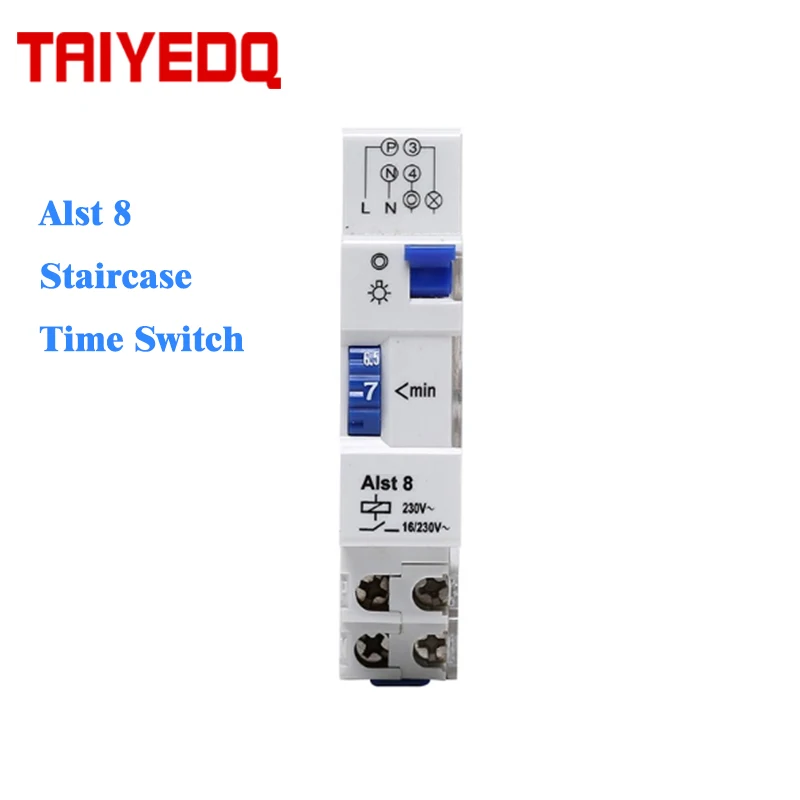 

ALST8 Staircase Time Switch 7 Minunutes stair lighting timer switch AC220V