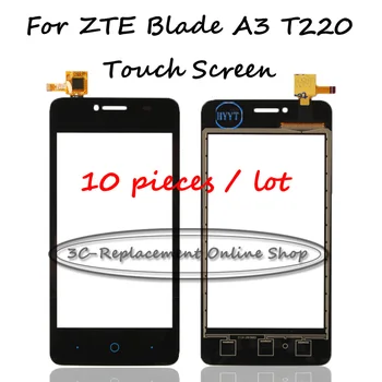 

10PCS Black/White 4 inch Touch Screen Digitizer For ZTE Blade A3 T220 Digitizer Touch Screen Display + Order Tracking