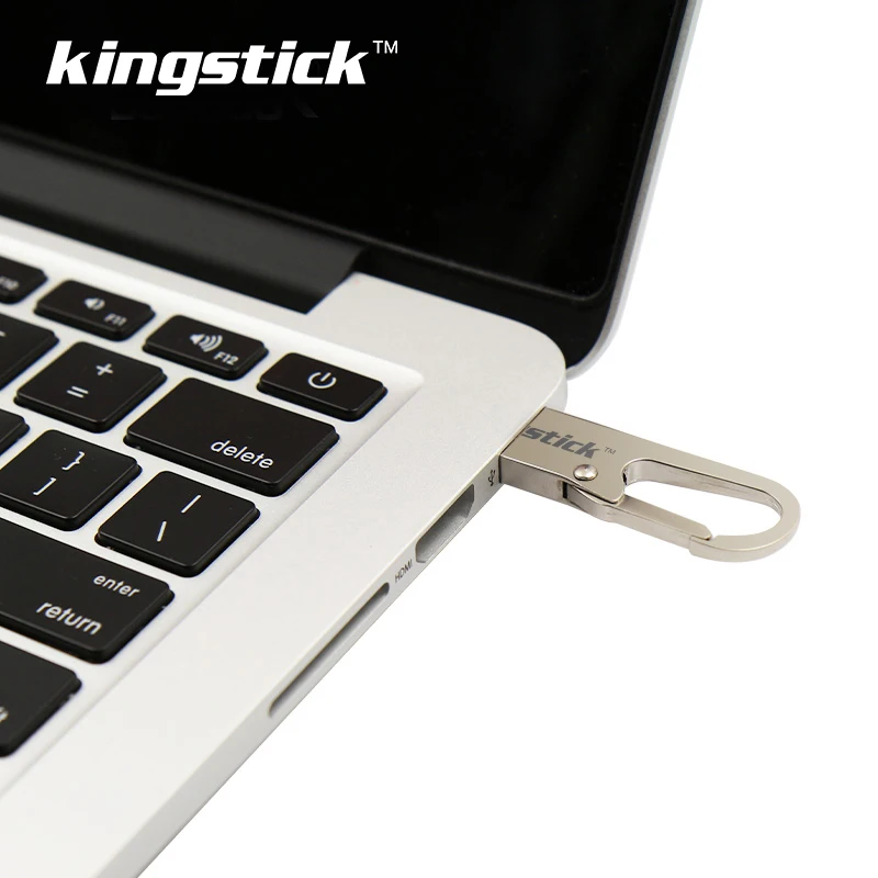 Kingstick, флеш-накопитель USB, 8 ГБ, 16 ГБ, 32 ГБ, 64 ГБ, 128 ГБ, usb флеш-накопитель, серебристая металлическая память, usb флешка, флешка, карта памяти