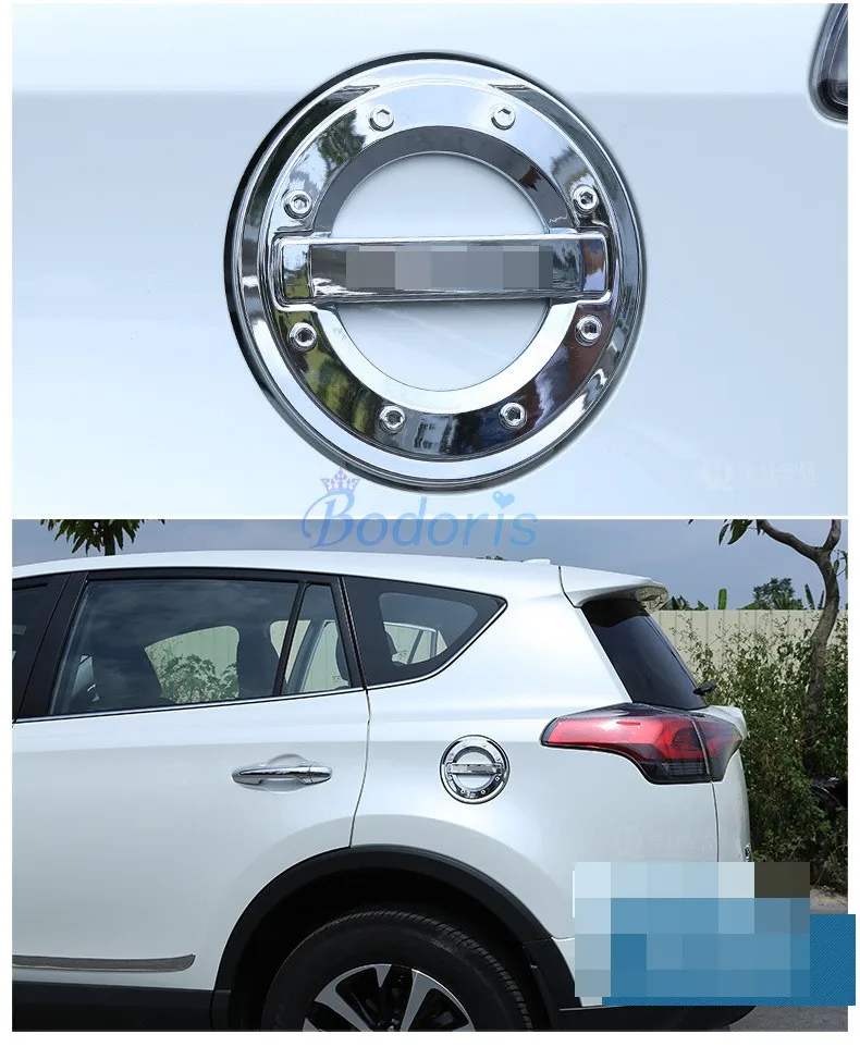 Хромированная Крышка топливного бака для Toyota RAV4 2013 2014 2015 2016 2017 2018 газовый короб