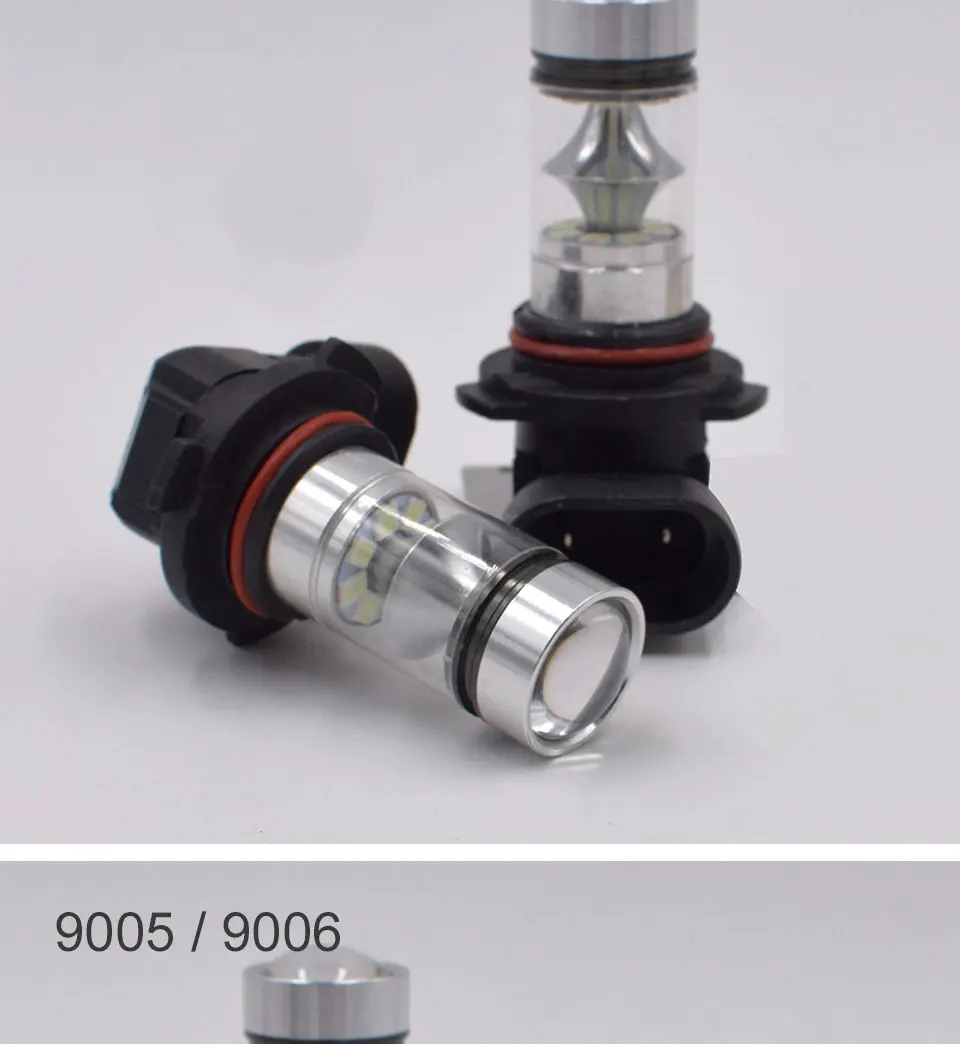 led fog lights lamp car lights bulb 100W cool cold blue lighting (7)