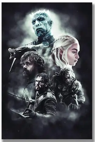 

Game of Thrones 8 Art Wall Decor Silk Print Poster