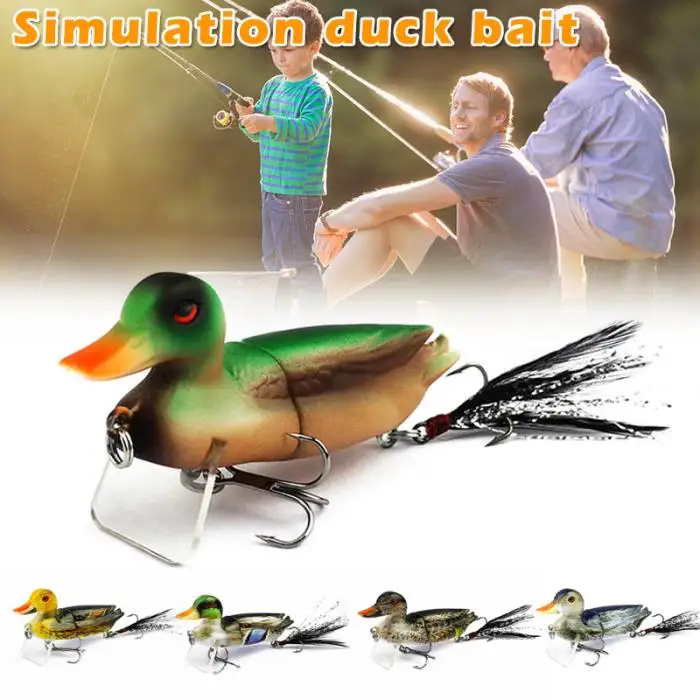 Ly 7Cm Floating Duck Swimbait Fishing Lures Bait Jointed Bass