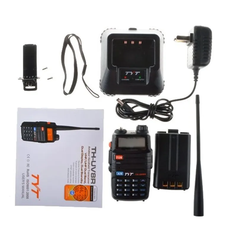 TYT TH-UV8R Dual Band Радио 136-174/400-520 мГц VOX ANI DTMF Портативный FM трансивер