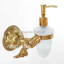 Дизайн 24 k золотой дозатор жидкого мыла