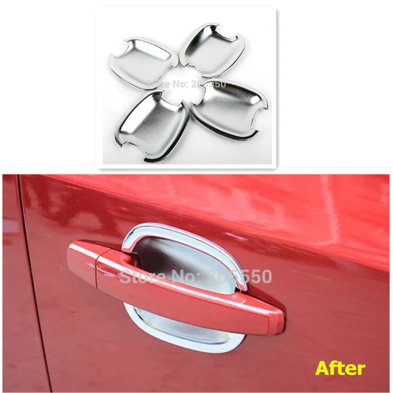 

New Car Door Handle Bowl Cover Trim Fit For Chevrolet Cruze 2009-2014 Aveo Captiva Spark Buick Excelle 4pcs per set car-styling