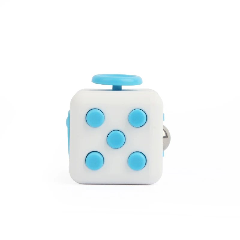 Антистрессовый Куб ВОЛШЕБНЫЙ Настольный IoT игрушки Juguetes Hand Cubo снятие стресса аутизм пальчиковые советы для детей подавление Fidiget аксессуары - Цвет: Оранжевый