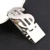 1Pc Stainless Steel Metal Money Clip Dollar Design Fashion Simple Silver Dollar Cash Clamp Holder Wallet For Men Women 1