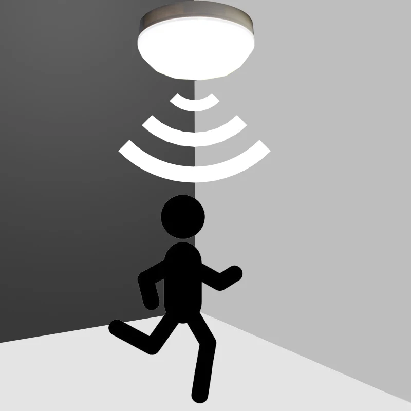 

LED Ceiling Lights 9W 12W Modern Smart PIR Motion Sensor Ceiling Lamp Light 220V Energy Saving Lighting for Home Hallway Gate