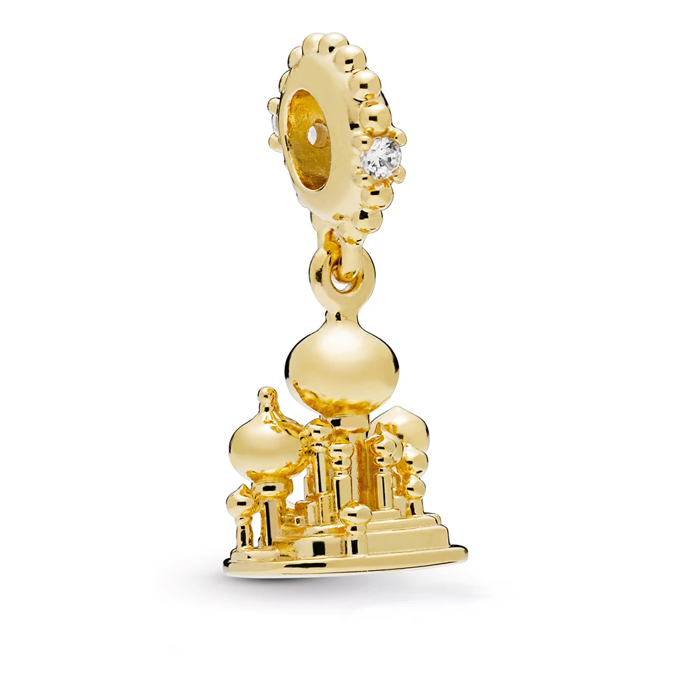 

Mother's Day New 925 sterling silver Disne SHINE ALADDIN AGRABAH CASTLE HANGING CHARM for Pandora Bracelet Jewelry