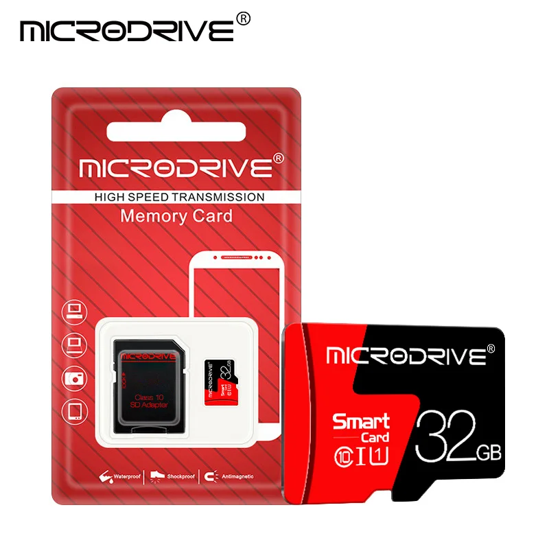 Micro sd карта класса 10 карта памяти 8 ГБ 16 ГБ 32 ГБ 64 Гб 128 ГБ tarjeta micro sd 32 ГБ флэш-накопитель mini tf sd карта с бесплатным адаптером