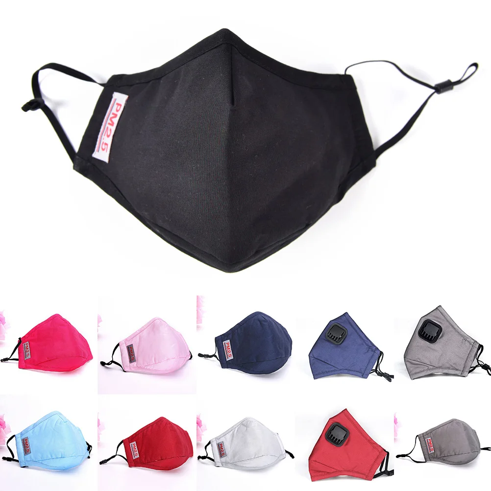 1 Pcs Anti Dust Cloth Mask Respirator With 6 Filter Cloth Anti Dust Black Mask Available Winter