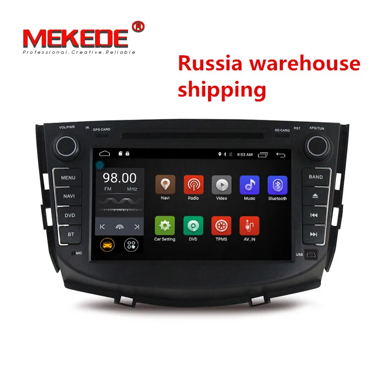 

Quad Core Android 7.1 Car DVD Player For LIFAN X60 2011-2012 2GB RAM,Lifan SUV X60 2011-2012 With GPS Car Video radio+8G map