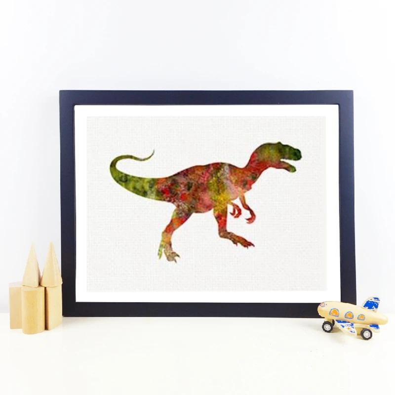 Dinosaur Painting Home Decor