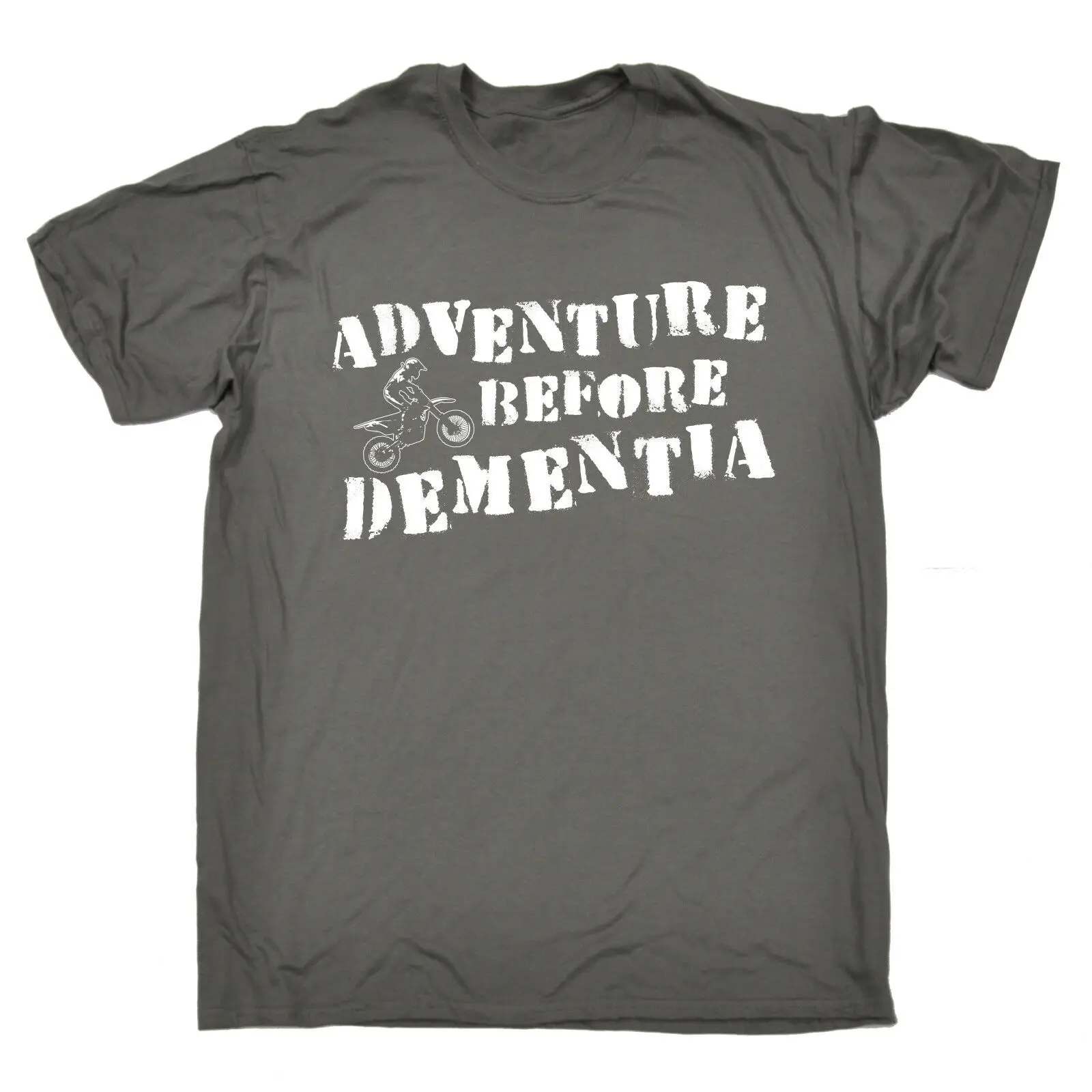 Приключения перед Dementia Dirt Bike t-shirt футболка для мотокросса смешной подарок ко дню
