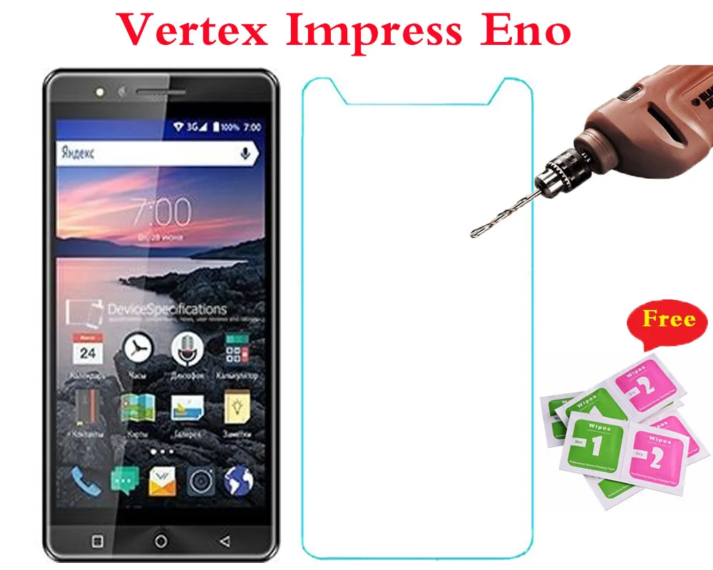 Закаленное стекло для Vertex Impress Eno Luck Eagle Novo Взрывозащищенная защитная пленка