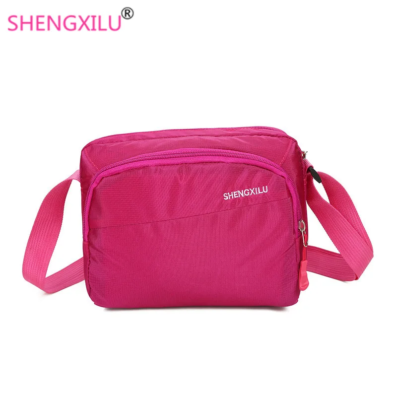 

Shengxilu 2019 New Spring Women Handbags Brand Logo Girls Shoulder Bag Candy Color Female Crossbody Bag Casual Travel Women Bag