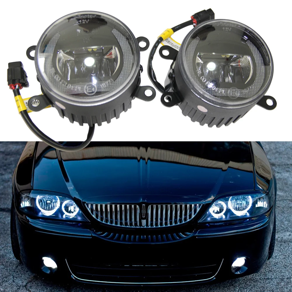 2x Oem Fit Led Fog Lights For Lincoln Ls 2005 2006 Navigator 2007 2x Oem Fit Led Fog Lights For Lincoln Ls 2005 2006 Navigator 2007 2017 Car Styling Drl Daytime Running Light Lamp