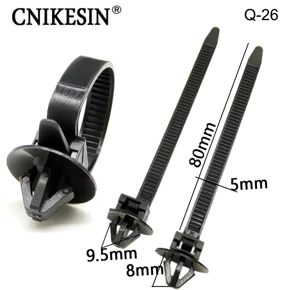 CNIKESIN 1PCS High Quality Nylon Tie Wrap Cable Fixed Fasteners Car