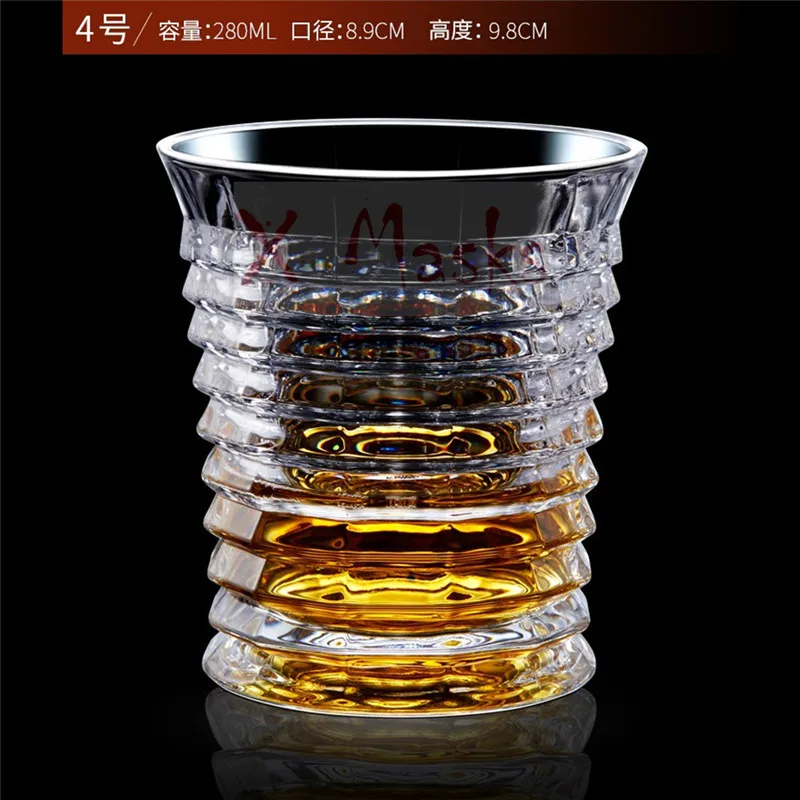 Кружка для виски стакан из прозрачного стекла стекло es Beer tazas garrafa vnot vidrio bardak copas vino copas cristal szklanki водка bicchieri - Цвет: 4