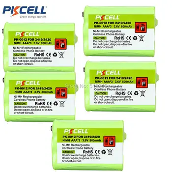 

5x AAA*3 KSC-2419/2420 Replace for AT&T 2419 70AAAH3B 75AAAH3BX RADIO SHACK 23-442 23-905 VTECH 80-5542-00-00 80-5543-00-00