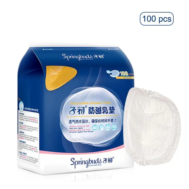 100 PCS Per Set Anti-overflow Breast Pad Disposable Pregnant Women Maternal Anti-Leakage Breast Paste Anti-overflow Milk Pad