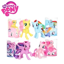 2 шт./компл. игрушки My Little Pony всех цветов радуги; платье с Сумеречной искоркой серии «маленькие пони ПВХ фигурка Коллекционная модель куклы