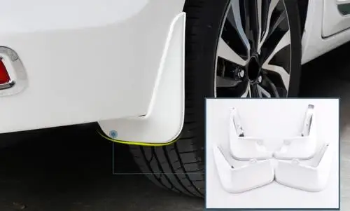 white mudguards