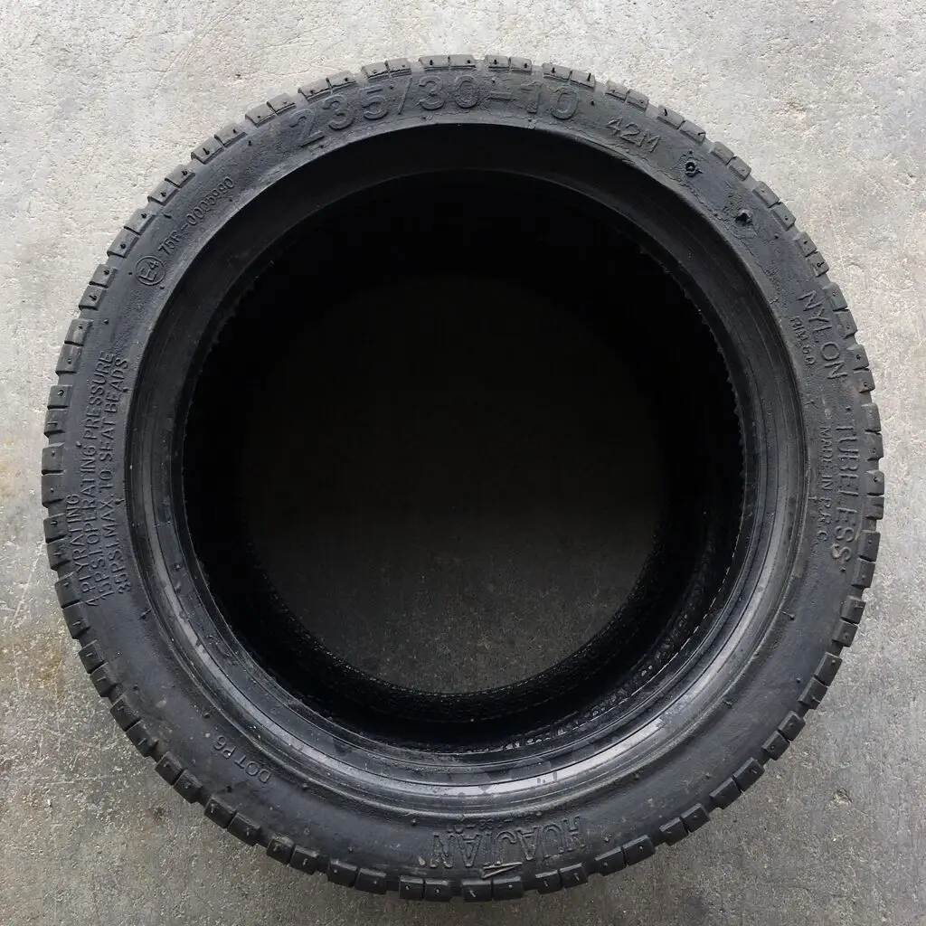 235/30-10 R10 Tubeless Tire Tyre Flat Running rubber Performance For 200cc 250cc 300cc 400cc ATV QUAD Buggy