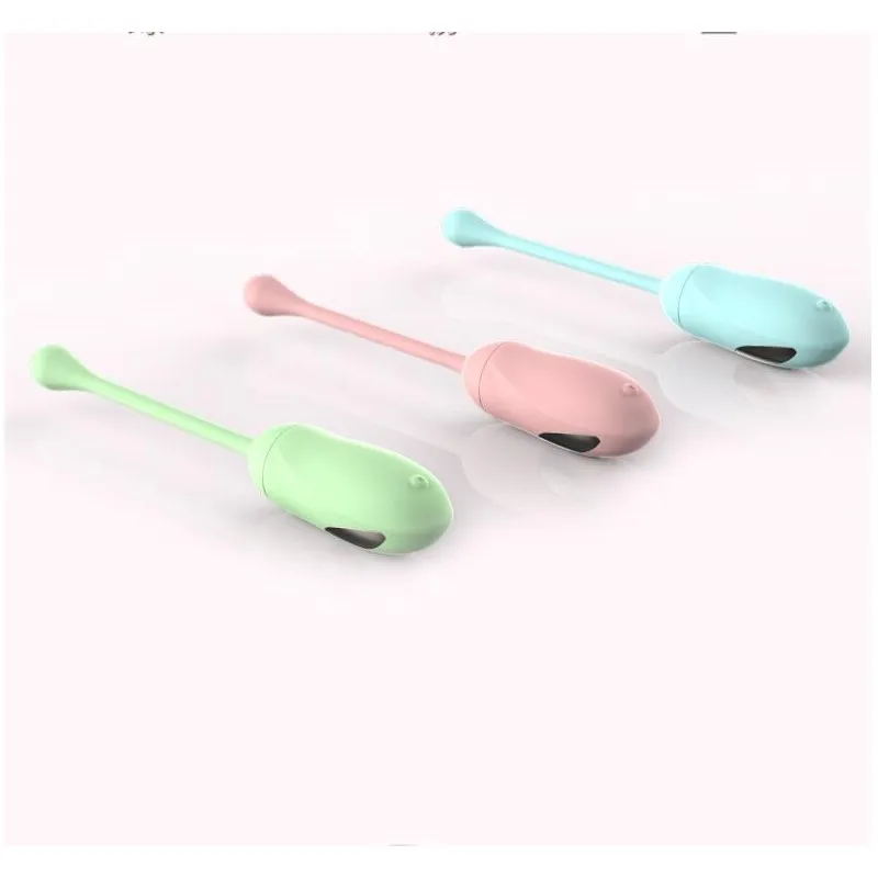 Electro shock 8 speed vibration Smart Kegel Exercise remote control silicone egg G spot ben wa ball vagianal Sex Toy for women