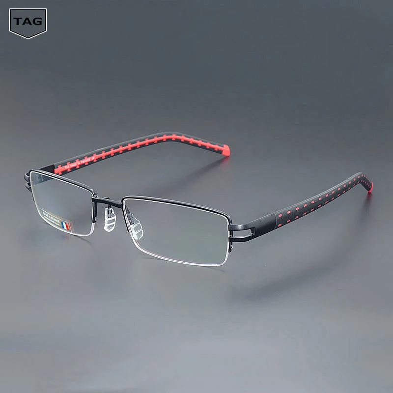 

2019 brand spectacle frame 7689 fashionable men and women titanium eyeglasses optical frame goggles myopia computer nerd glasses