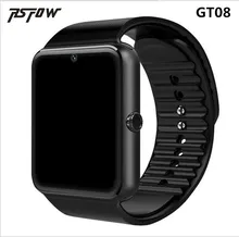 RsFow New Smart Watch GT08 With Camera Bluetooth WristWatch SIM Card Smartwatch For Ios Android Phones Support Multi languages