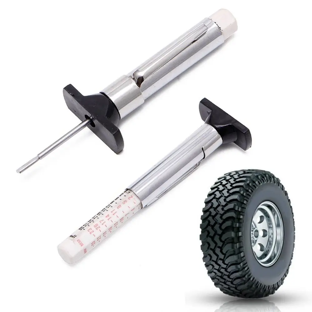 

Car Tire Depth Thread Gauge Color Indicator 0-25mm Auto Wheel Diagnostic Tool Meter Measurer Handheld Tire Accessories